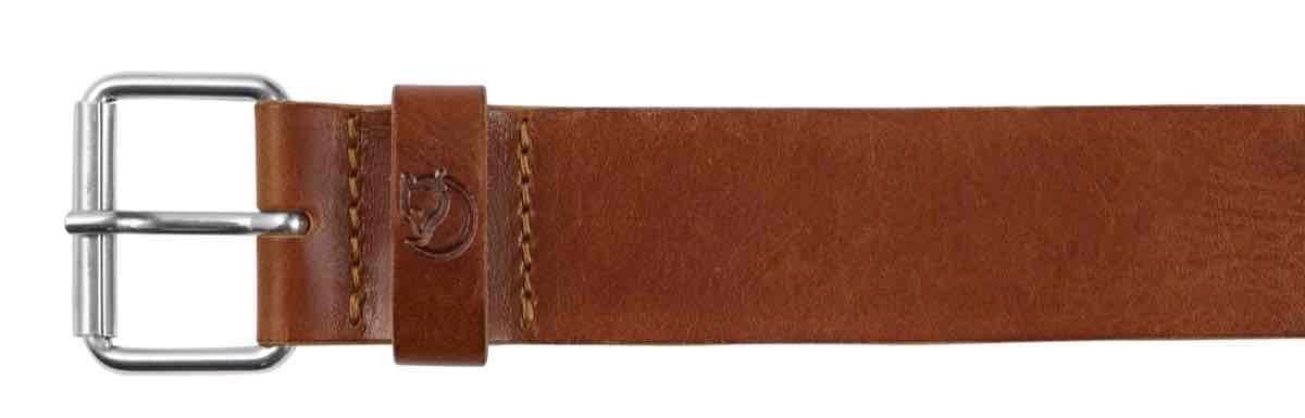 NWT Fjallraven Women’s Singi 4 cm Belt. Size 75 cm/29.5 in. Fjallraven Singi Two-Pin Belt Leather Brown | The Sporting Lodge main image 3