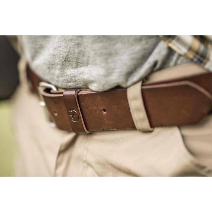 Fjällräven Singi Belt 4 Cm. Leather Cognac Fjällräven