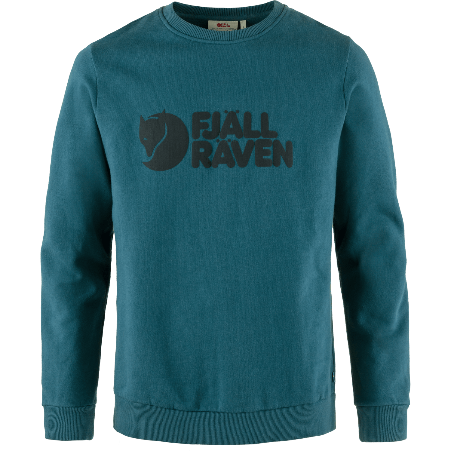 Fjällräven Men's Fjällräven Logo Sweater Deep Sea