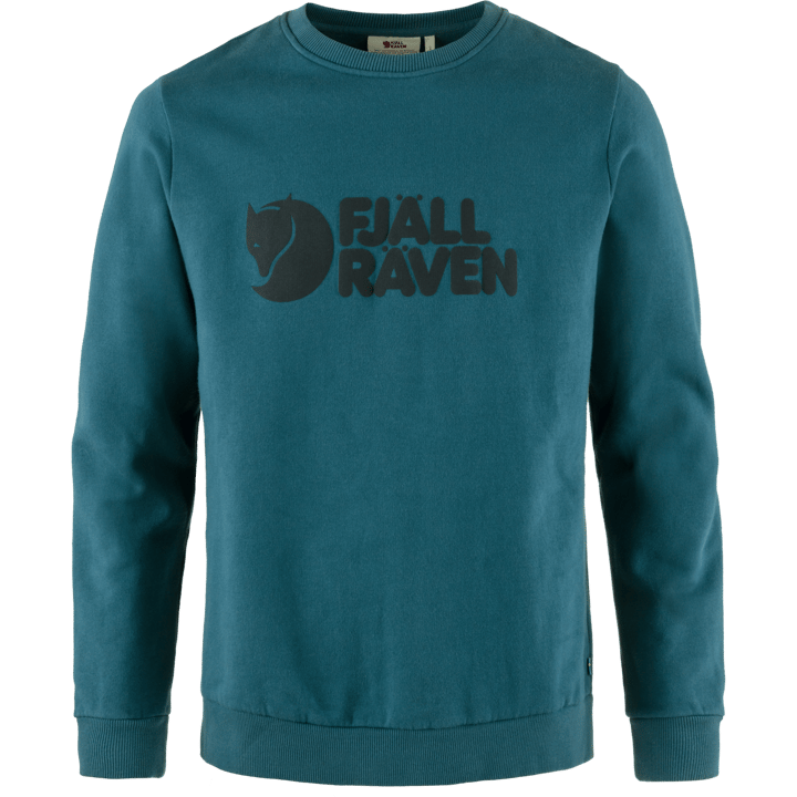 Fjällräven Men's Fjällräven Logo Sweater Deep Sea Fjällräven