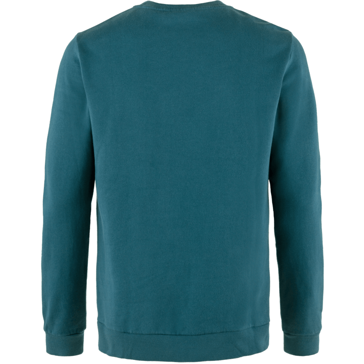 Men's Fjällräven Logo Sweater Deep Sea Fjällräven