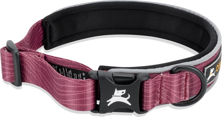 OllyDog Flagstaff Reflective Comfort Collar Rosewood OllyDog
