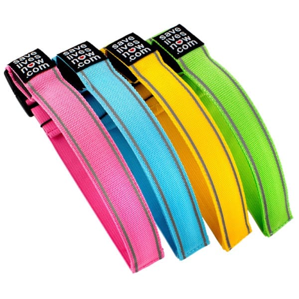 Save Lives Now Flash Led Light Band 2-pack Green/Yellow Save Lives Now Save Lives Now Flash Led Light Band 2-pack Green/Yellow Save Lives Now