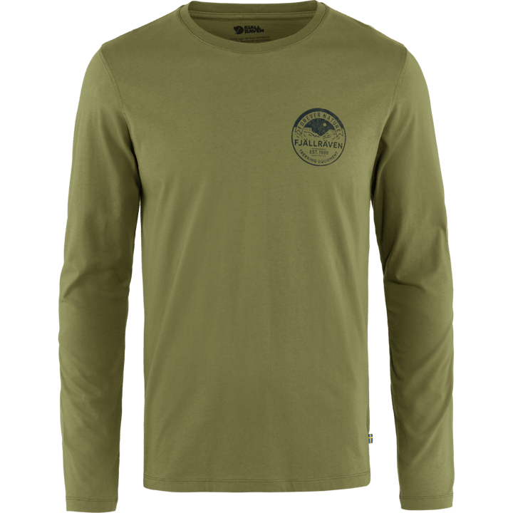 Fjällräven Men's Forever Nature Badge Long Sleeve Caper Green Fjällräven