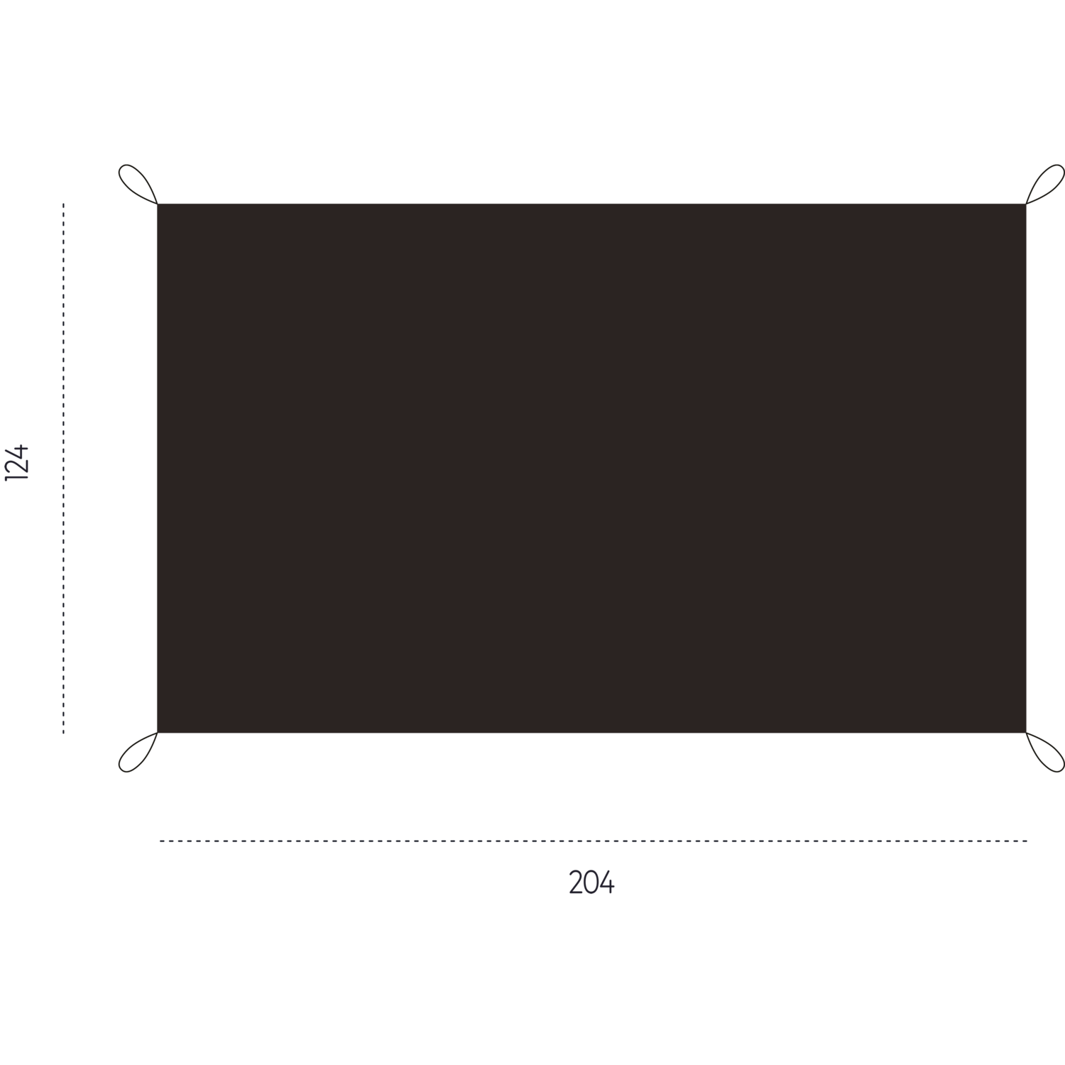 Fjällräven Friluft 2 Footprint Black Tälttillbehör OneSize