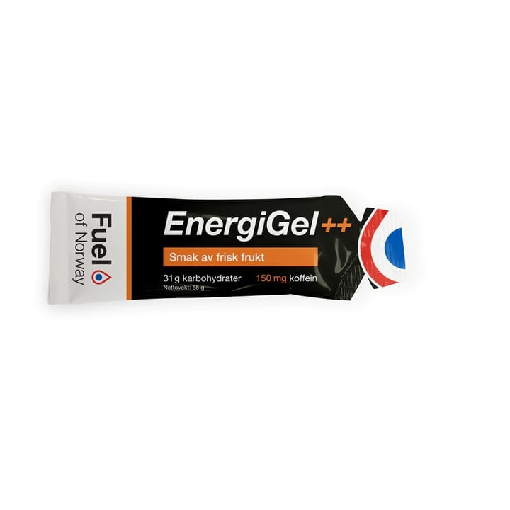 Fuel Of Norway Energigel+ Frisk Frukt Black 55g Fuel of Norway