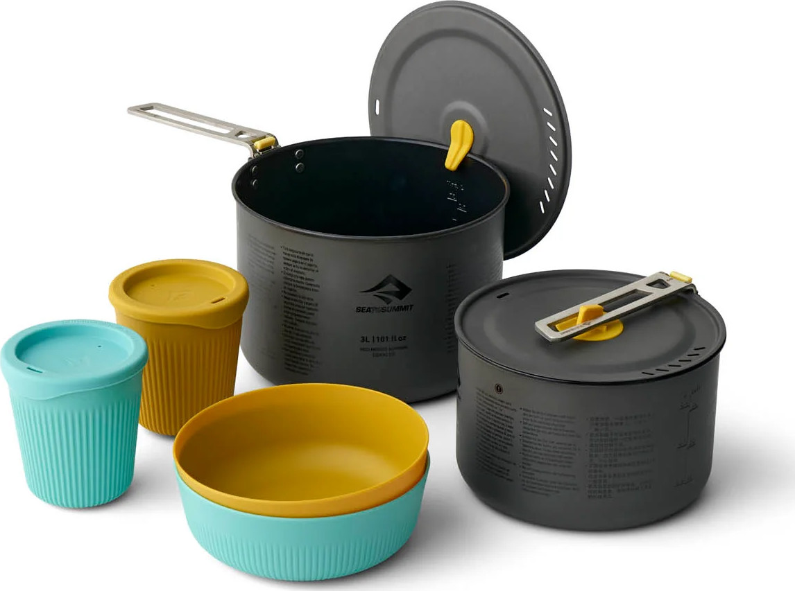 Sea To Summit Frontier UL Two Pot Cook Set 6 Piece Multi