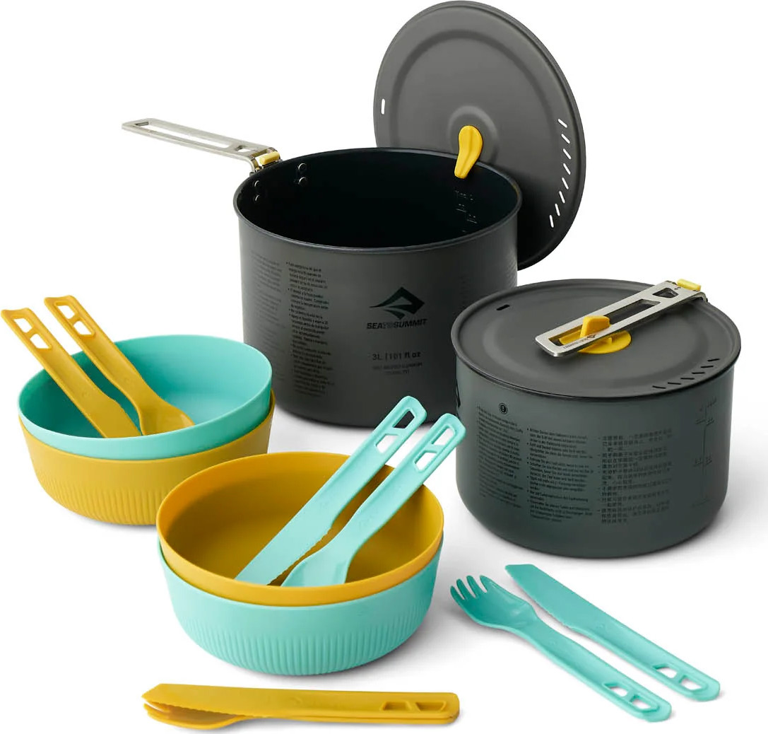 Sea To Summit Frontier UL Two Pot Cook Set 14 Piece Multi