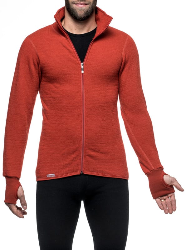 Woolpower Full Zip Jacket 400 Autumn Red Woolpower