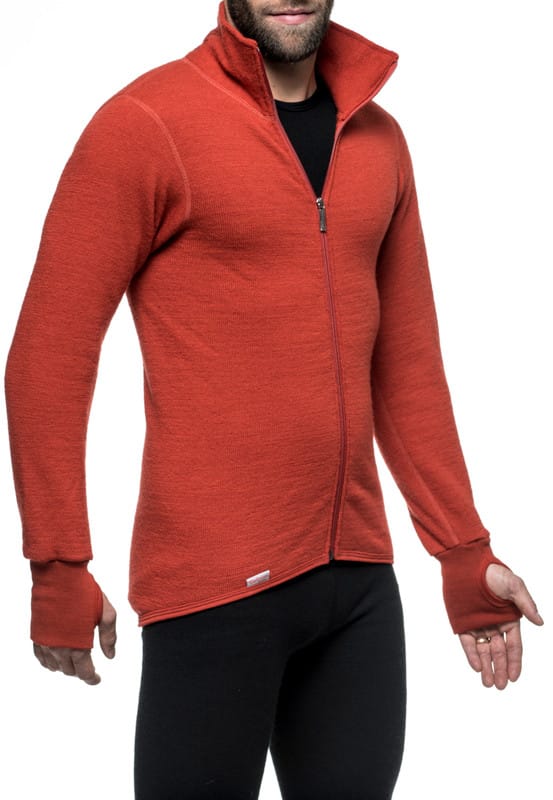 Woolpower Full Zip Jacket 400 Autumn Red Woolpower