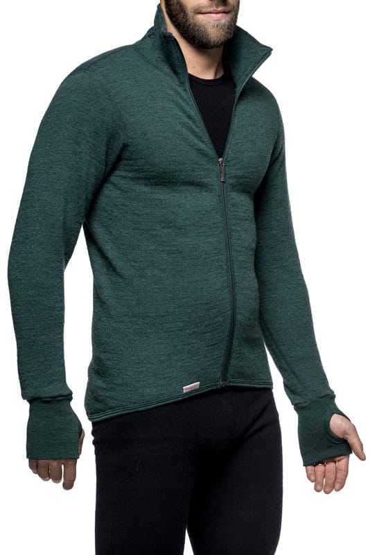 Woolpower Full Zip Jacket 400 Forest Green Woolpower