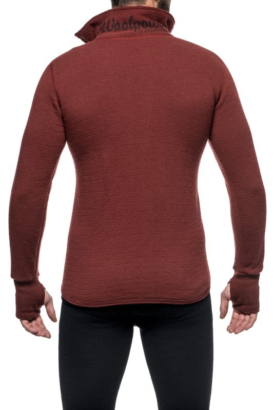 Woolpower Full Zip Jacket 400 Rust Red Woolpower Woolpower Full Zip Jacket 400 Rust Red Woolpower
