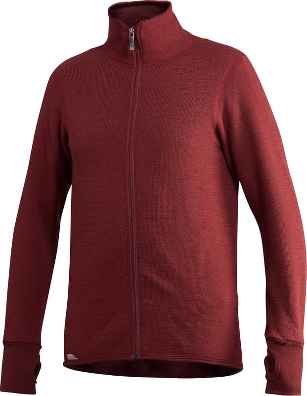 Woolpower Full Zip Jacket 400 Rust Red Woolpower Woolpower Full Zip Jacket 400 Rust Red Woolpower