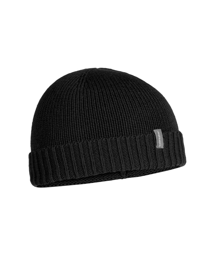 Icebreaker U Vela Cuff Beanie Black Icebreaker