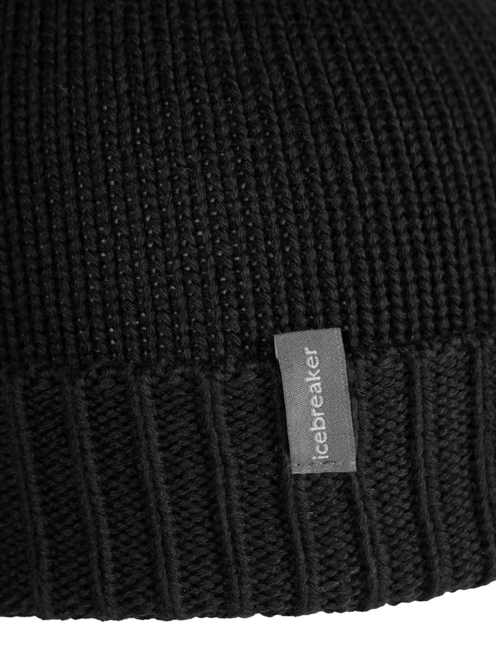 Icebreaker U Vela Cuff Beanie Black Icebreaker