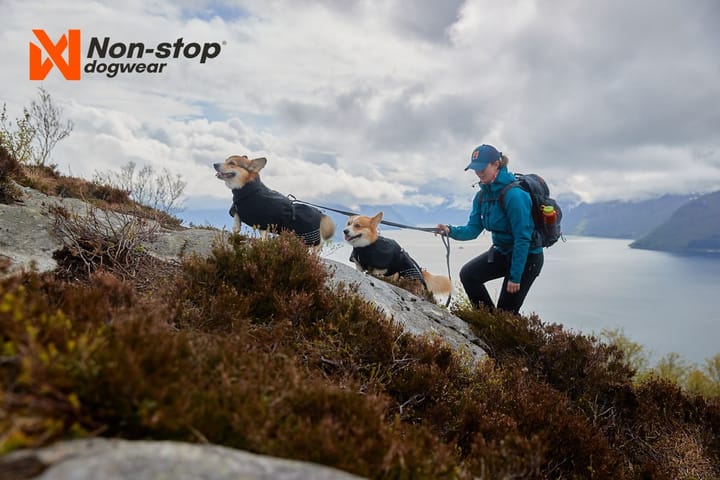 Non-stop Dogwear Fjord Raincoat - Small Sizes Orange/Black Non-stop Dogwear