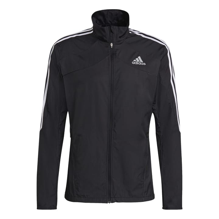 Adidas Marathon Jacket 3 Stripe Black/White Adidas