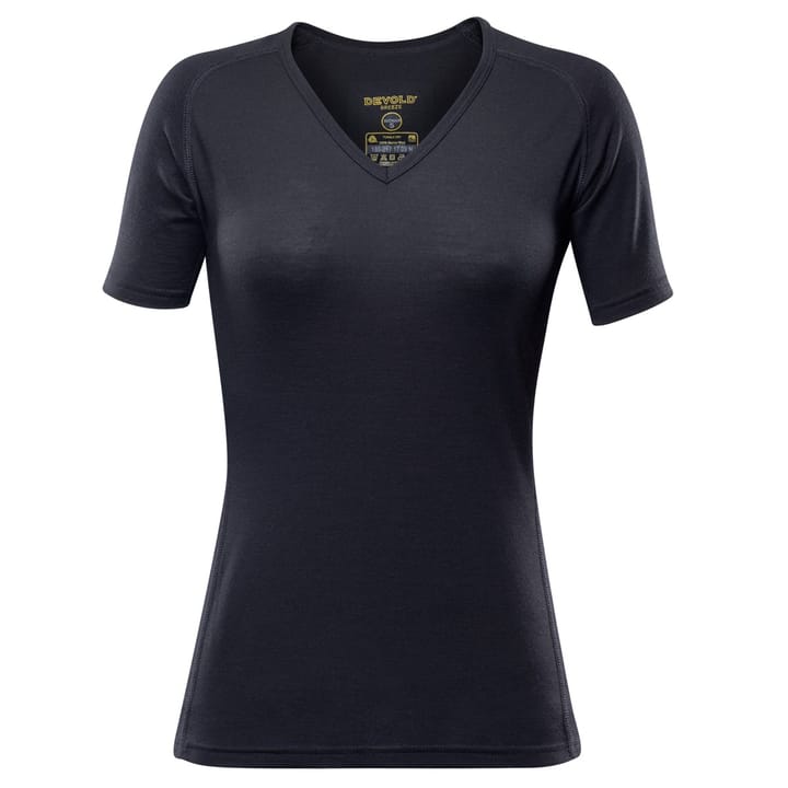 Devold Breeze Woman T-Shirt V-Neck Black Devold Devold Breeze Woman T-Shirt V-Neck Black Devold