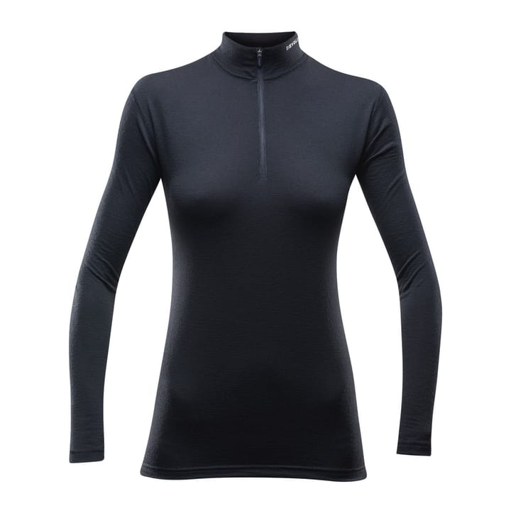 Devold Breeze Woman Half Zip Neck Black Devold