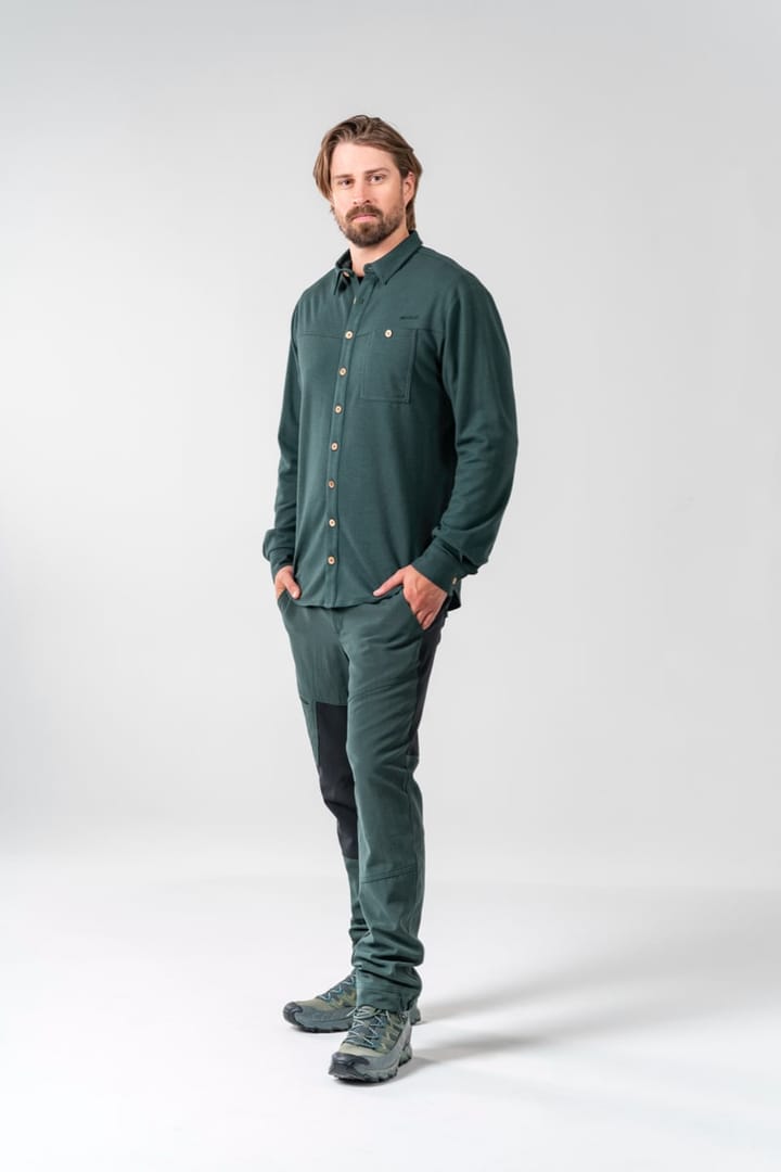 Devold Men's Keipen Merino Button Shirt Woods Devold Devold Men's Keipen Merino Button Shirt Woods Devold