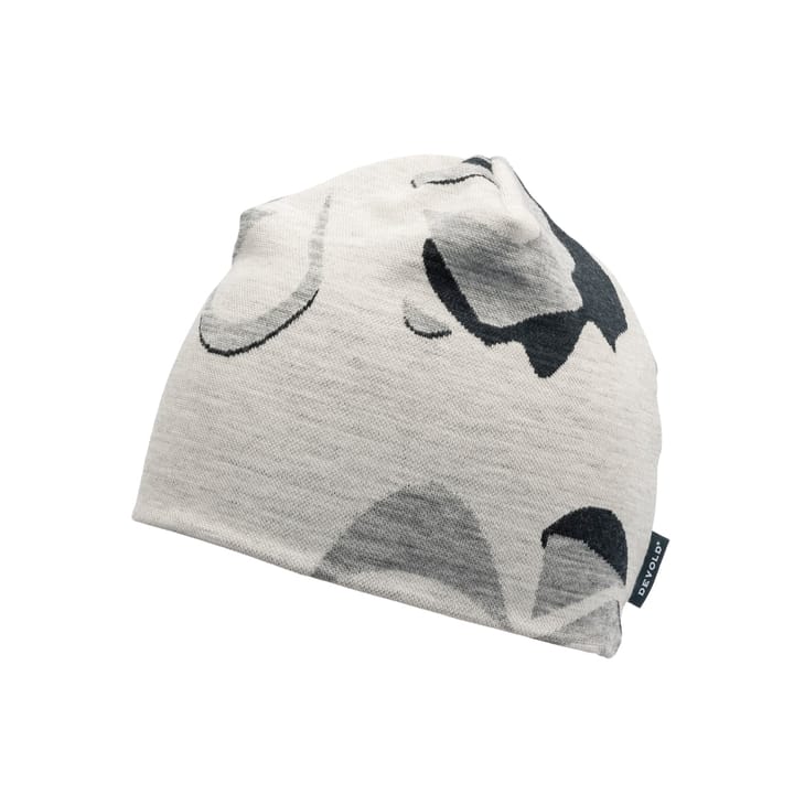 Devold CAMOFLOWER BEANIE RAW WHITE Devold