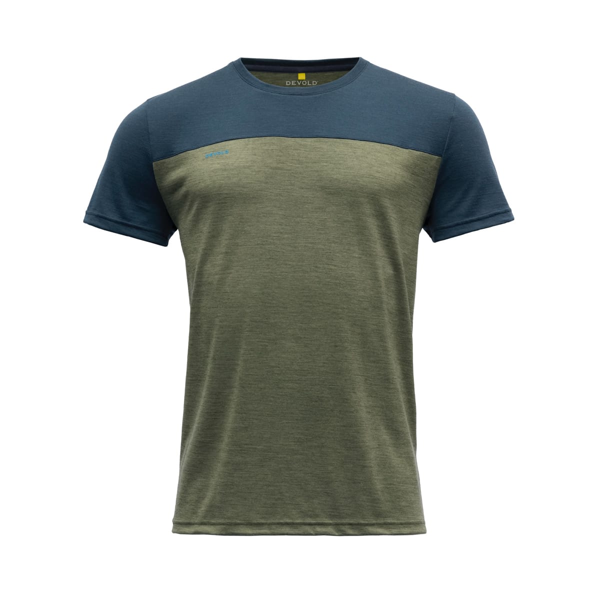 Devold Norang Man Tee Lichen Melange/Night