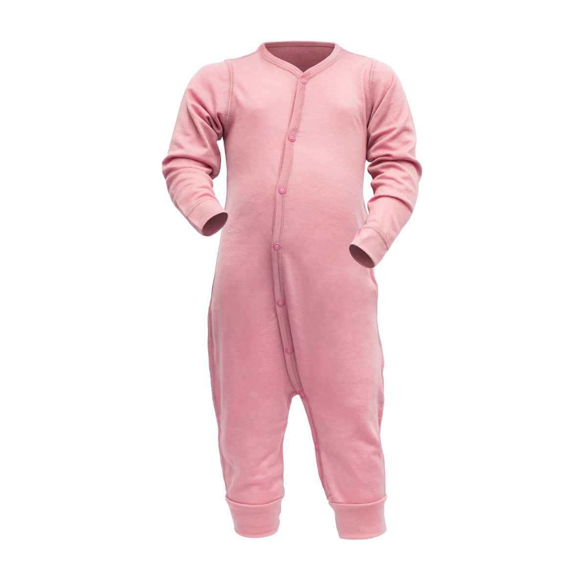 Devold Breeze Merino Sleepsuit Baby FOXGLOVE