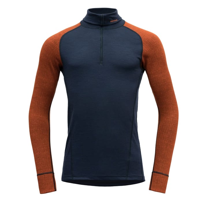 Devold Duo Active Merino 210 Z.Neck Man Flame/Ink Devold