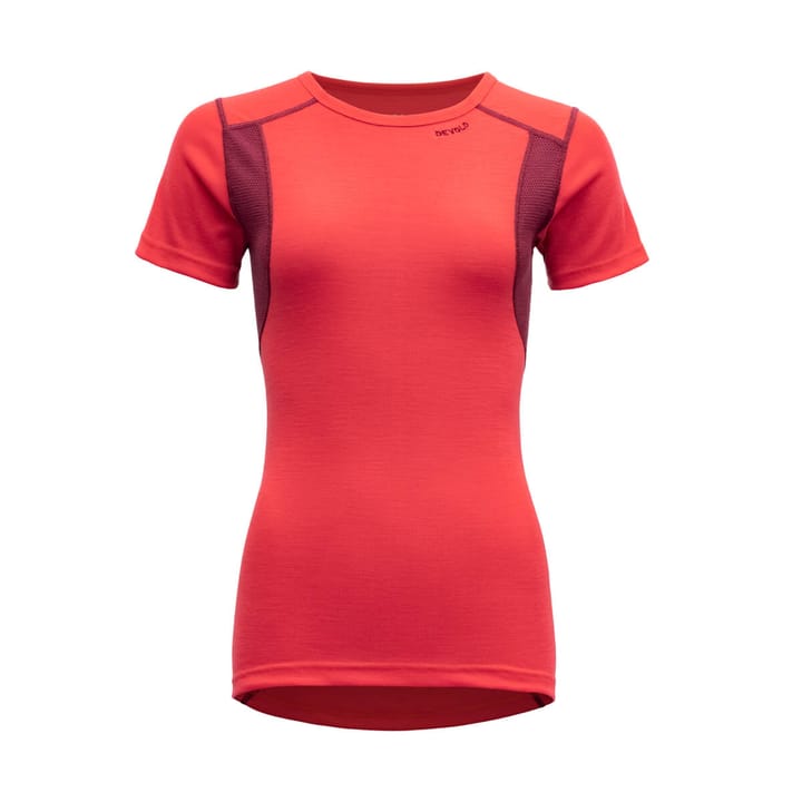Devold Hiking Woman T-shirt           Poppy/Beetroot Devold