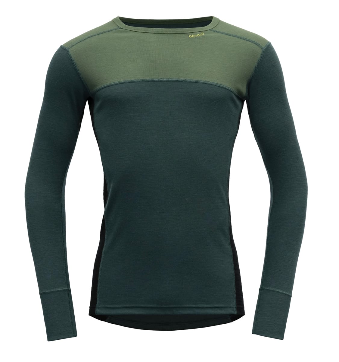 Devold Men's Lauparen Merino 190 Shirt Forest/Woods/Black