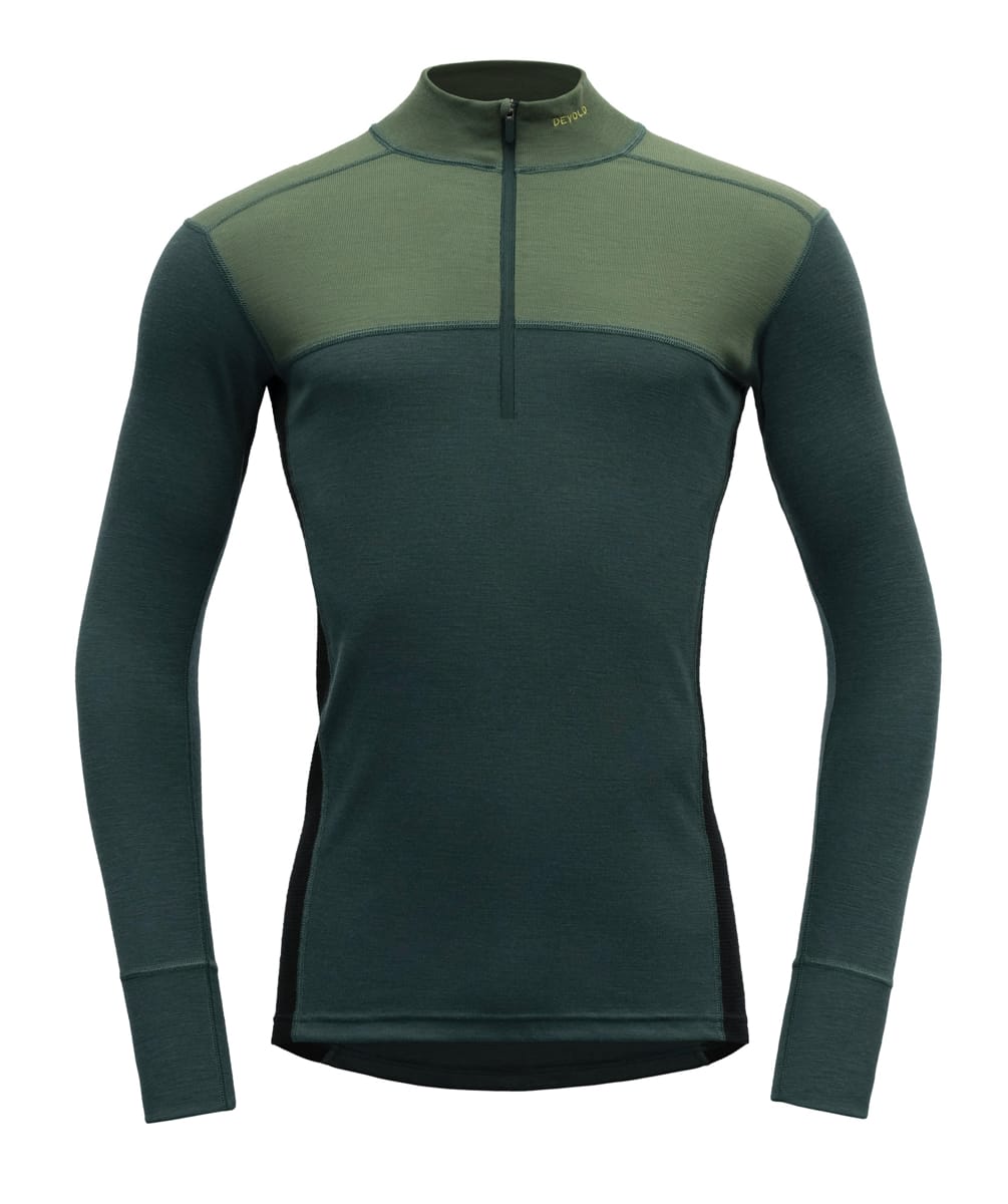 Devold Men's Lauparen Merino 190 Zip Neck Forest/Woods