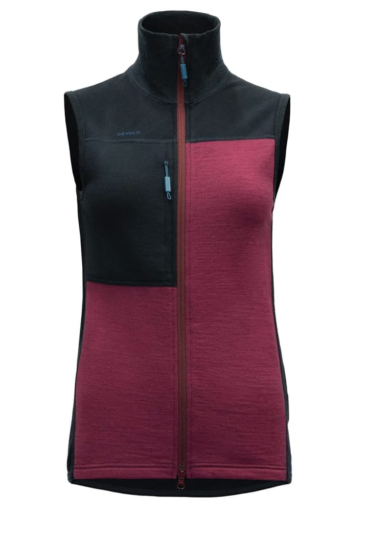 Devold Nibba Merino Vest Wmn Ink/Beetroot Devold