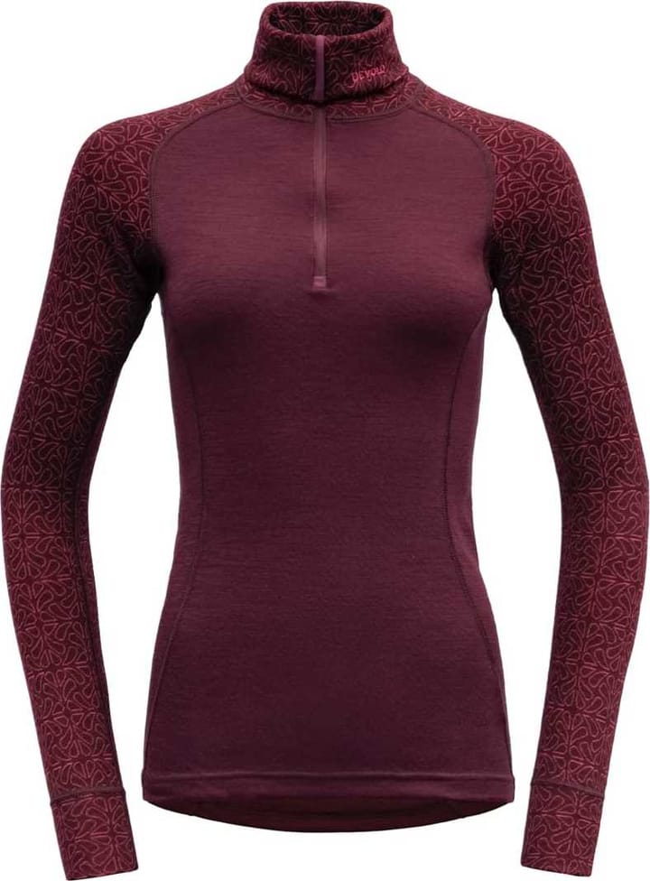 Devold Women's Duo Active Merino 210 Zip Neck Port Devold