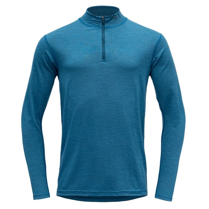 Devold Breeze Man Half Zip Neck BLUE MELANGE Devold