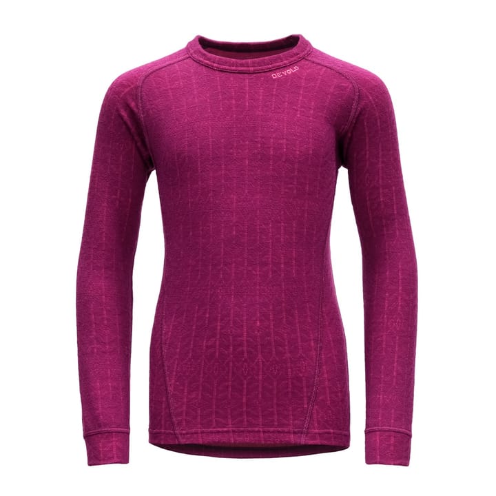 Devold DUO ACTIVE JUNIOR SHIRT PLUM Devold