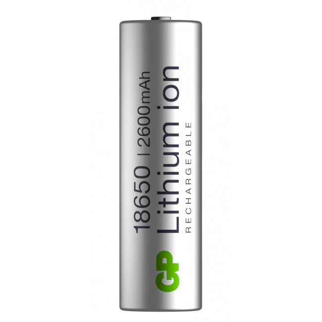 GP Batterier Lithium-Ion 18650 2600mAh GREY