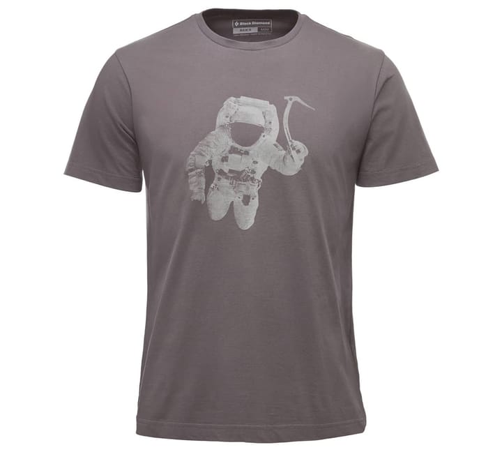 Black Diamond Men's Shortsleeve Spaceshot Tee Grey Black Diamond Black Diamond Men's Shortsleeve Spaceshot Tee Grey Black Diamond