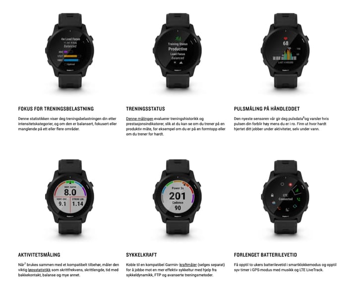 Garmin Forerunner 945 LTE Black Garmin Garmin Forerunner 945 LTE Black Garmin