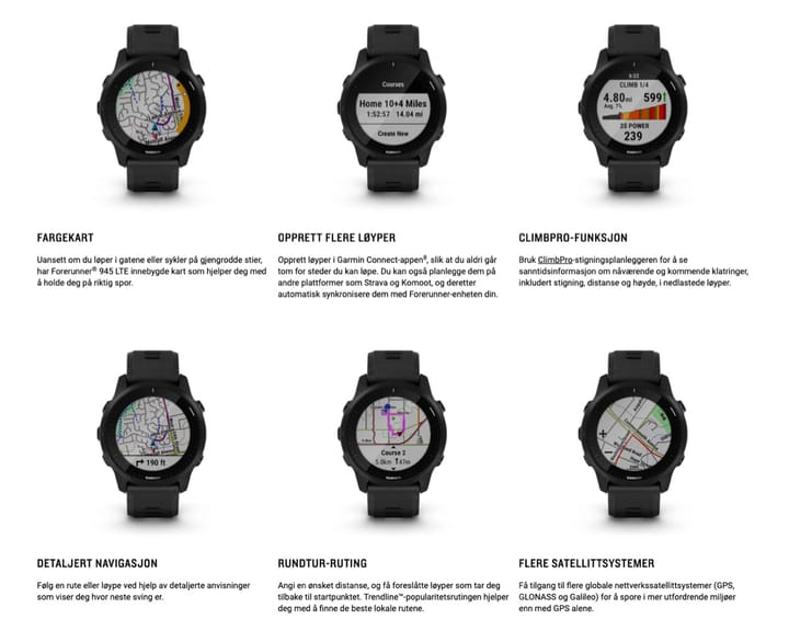 Garmin Forerunner 945 LTE Black Garmin Garmin Forerunner 945 LTE Black Garmin