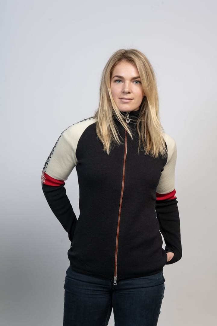 Dale of Norway Geilo Women's Jacket Black/Offwhite/Raspberry Dale of Norway Dale of Norway Geilo Women's Jacket Black/Offwhite/Raspberry Dale of Norway