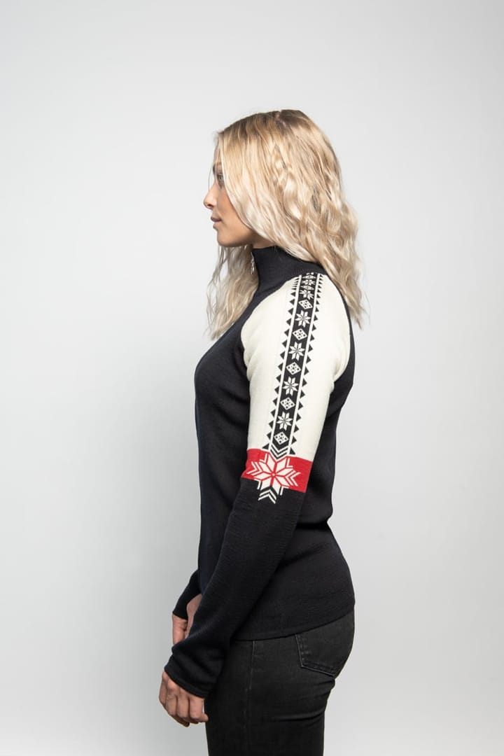 Dale of Norway Geilo Women's Jacket Black/Offwhite/Raspberry Dale of Norway Dale of Norway Geilo Women's Jacket Black/Offwhite/Raspberry Dale of Norway
