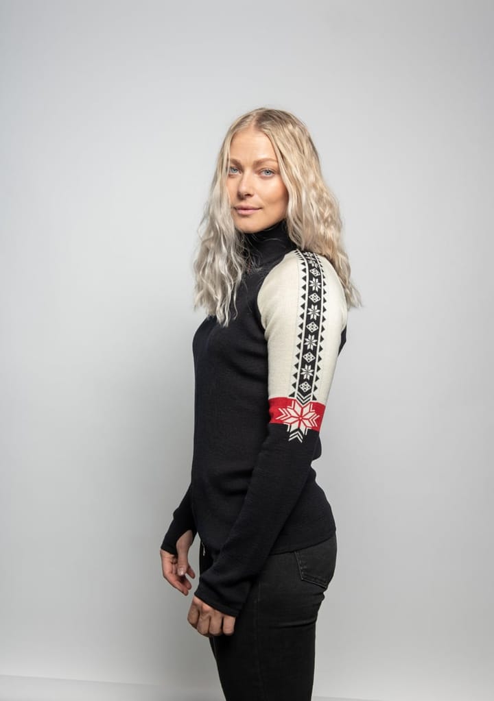 Dale of Norway Geilo Women's Jacket Black/Offwhite/Raspberry Dale of Norway Dale of Norway Geilo Women's Jacket Black/Offwhite/Raspberry Dale of Norway