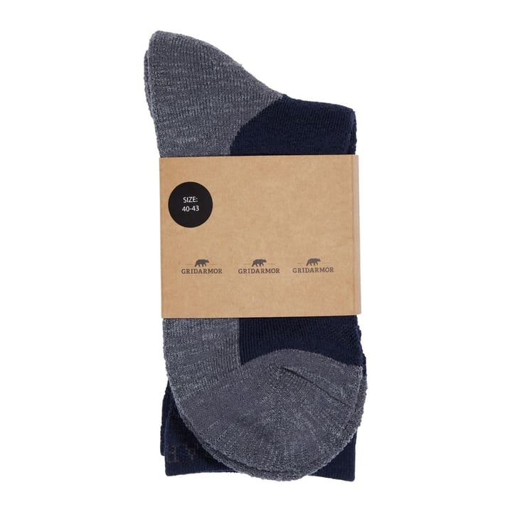 Gridarmor Merino Trekking Sock Navy Blazer Gridarmor