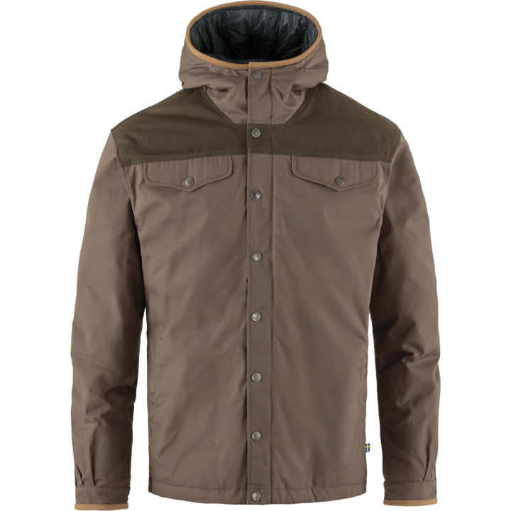 Fjällräven Men's Greenland No. 1 Down Jacket Suede Brown-Dark Olive Fjällräven