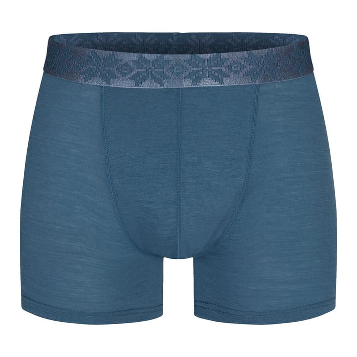 Gridarmor Men's Finse Merino Boxers Indian Teal Gridarmor Gridarmor Men's Finse Merino Boxers Indian Teal Gridarmor