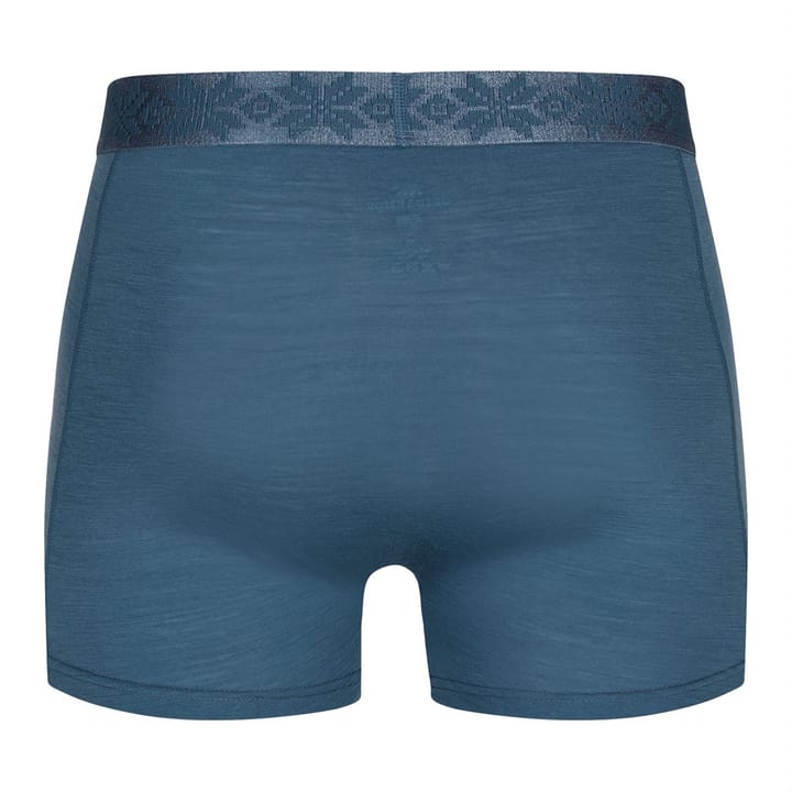 Gridarmor Men's Finse Merino Boxers Indian Teal Gridarmor
