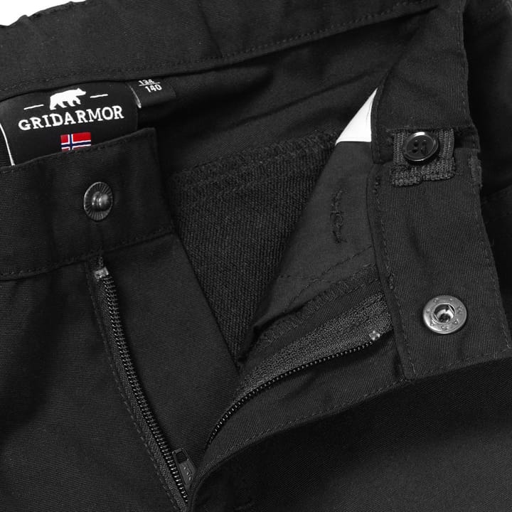 Gridarmor Kids' Granheim Hiking Pants Jet Black Gridarmor Gridarmor Kids' Granheim Hiking Pants Jet Black Gridarmor