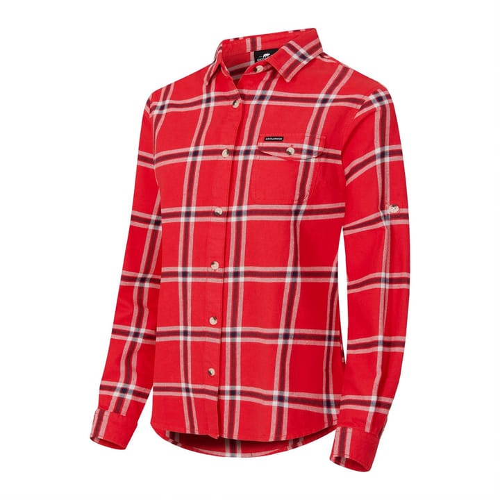 Gridarmor Grimo LS Flannel Shirt Women Ribbon Red Gridarmor Gridarmor Grimo LS Flannel Shirt Women Ribbon Red Gridarmor