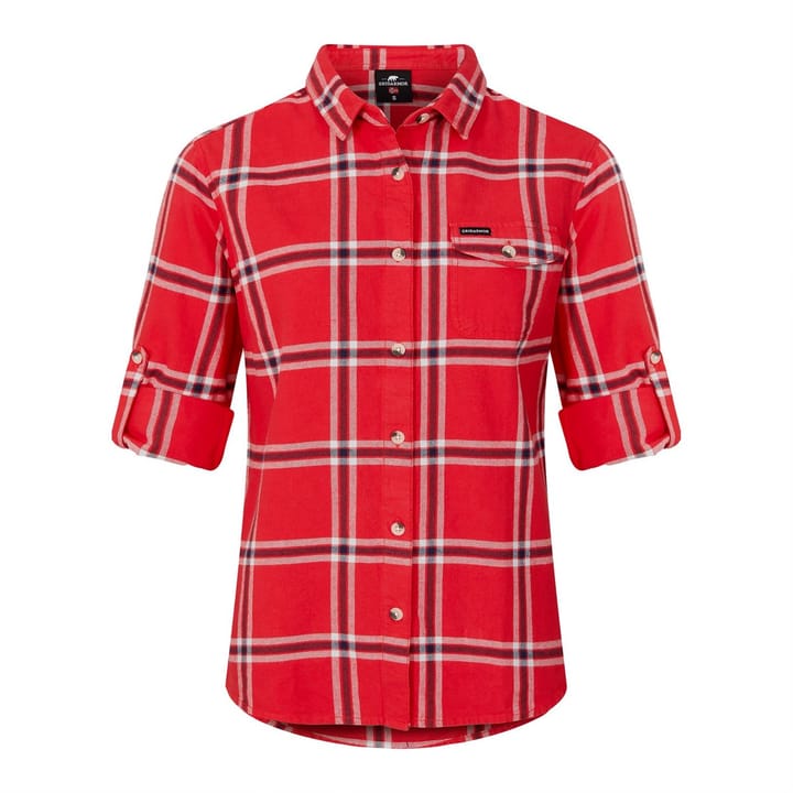Gridarmor Grimo LS Flannel Shirt Women Ribbon Red Gridarmor Gridarmor Grimo LS Flannel Shirt Women Ribbon Red Gridarmor