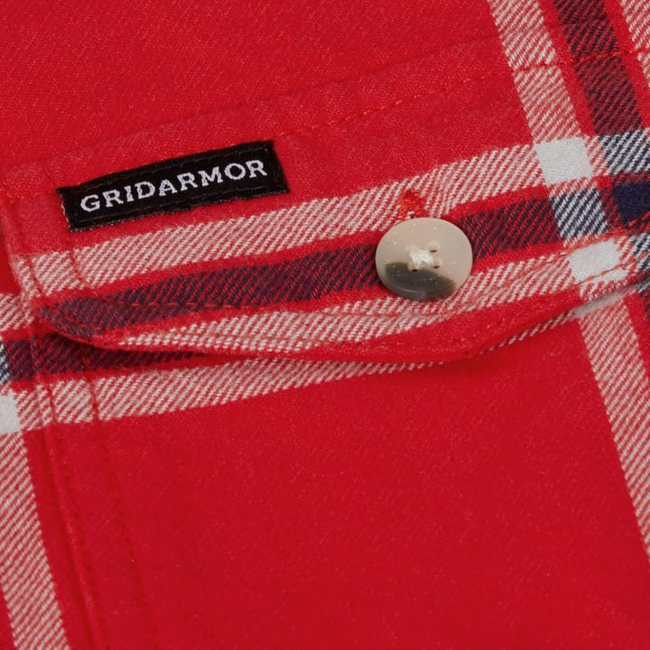 Gridarmor Grimo LS Flannel Shirt Women Ribbon Red Gridarmor Gridarmor Grimo LS Flannel Shirt Women Ribbon Red Gridarmor